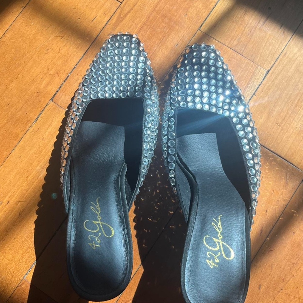 Rhinestone Kitten Heels